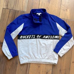 Rockets Of Awesome 1/2 Zip Pullover